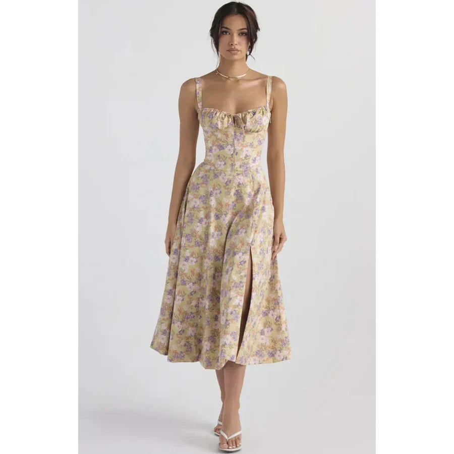 Donne Abito Elegante Senza Maniche | Midi