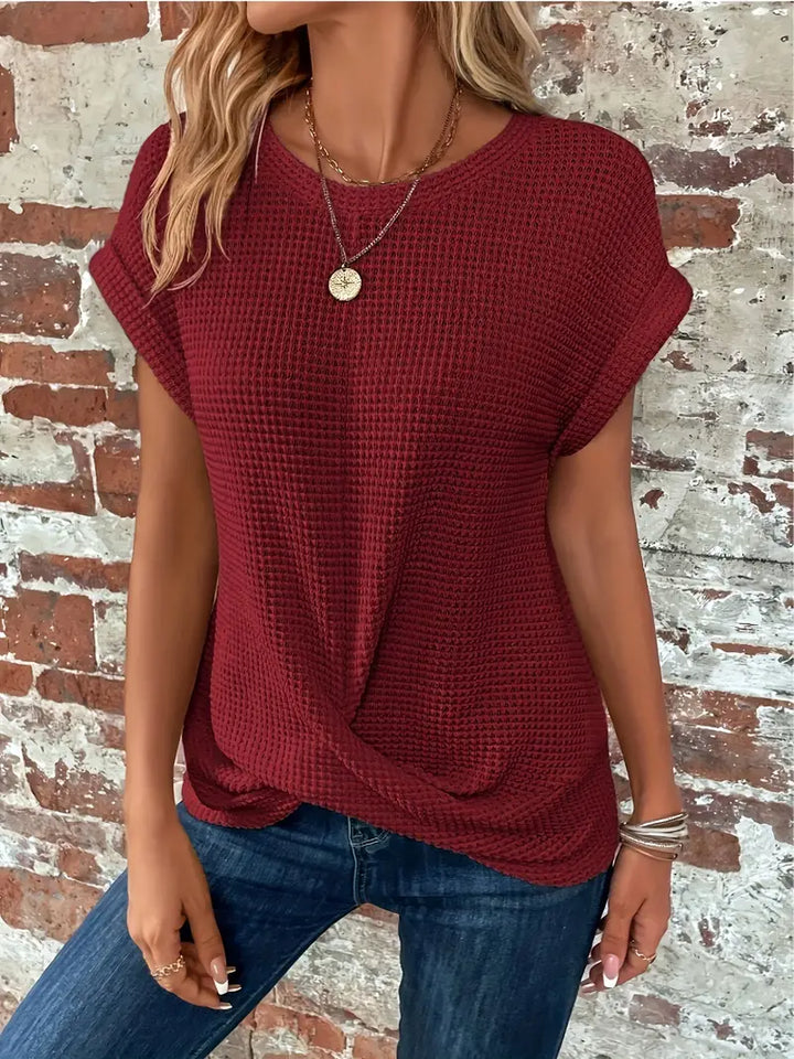 Eva - lässiges T-Shirt mit kurzen Ärmeln
