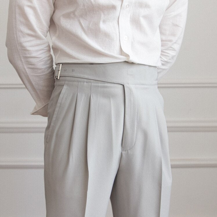 Epikouros | Pantaloni alla moda con fibbia per uomo