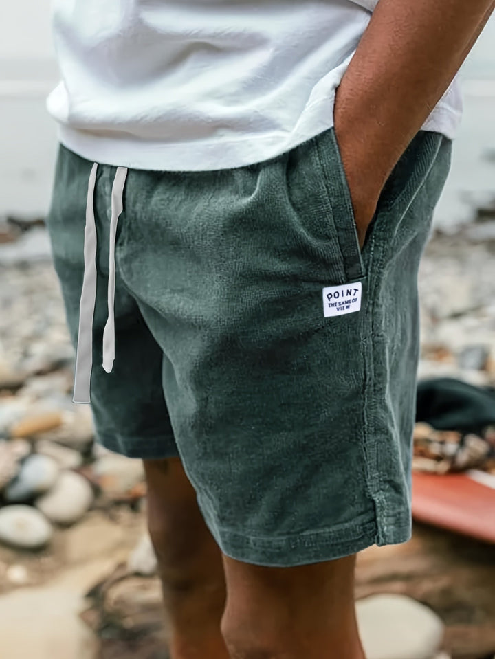 Shorts Alain™ en Velours Côtelé – Confort Luxueux et Style Polyvalent pour l’Été