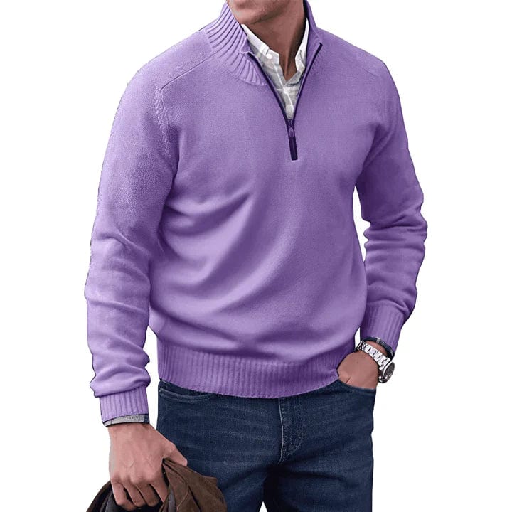 Gaston – Maglione con zip elegante, ideale per un look chic