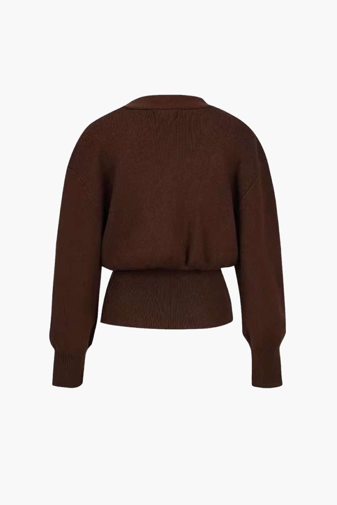 Cardigan avec un col en V