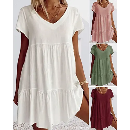 Sommerkleid A-Linie Gemütlich für Damen | Mini
