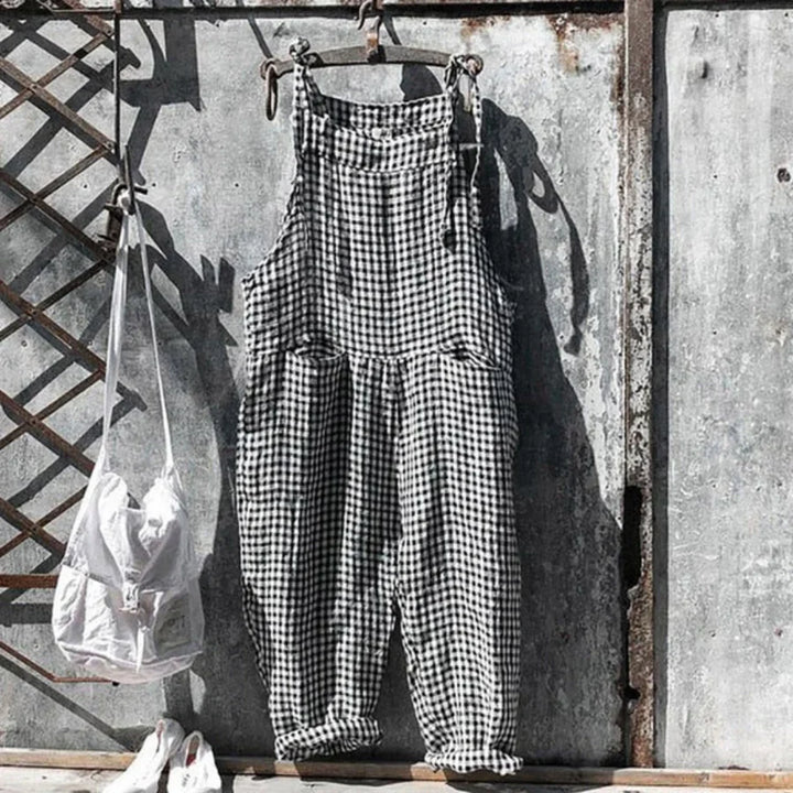 Combinaison Sans Manches À Coupe Décontractée Pour Femmes | Striped