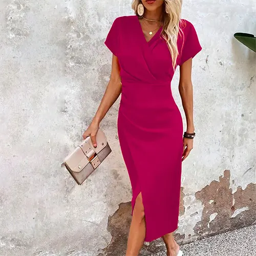 Robe De Travail Élégante Pour Femmes | Midi