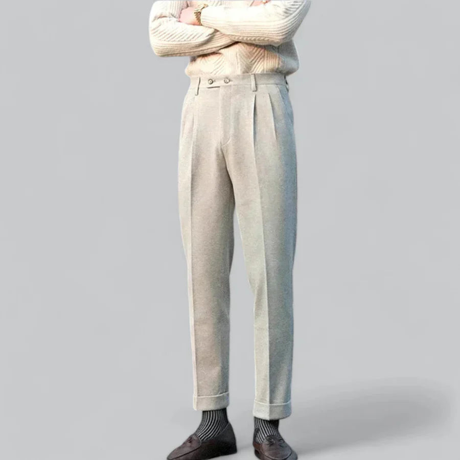 Herrenhose Slim Fit | Hohe Taille
