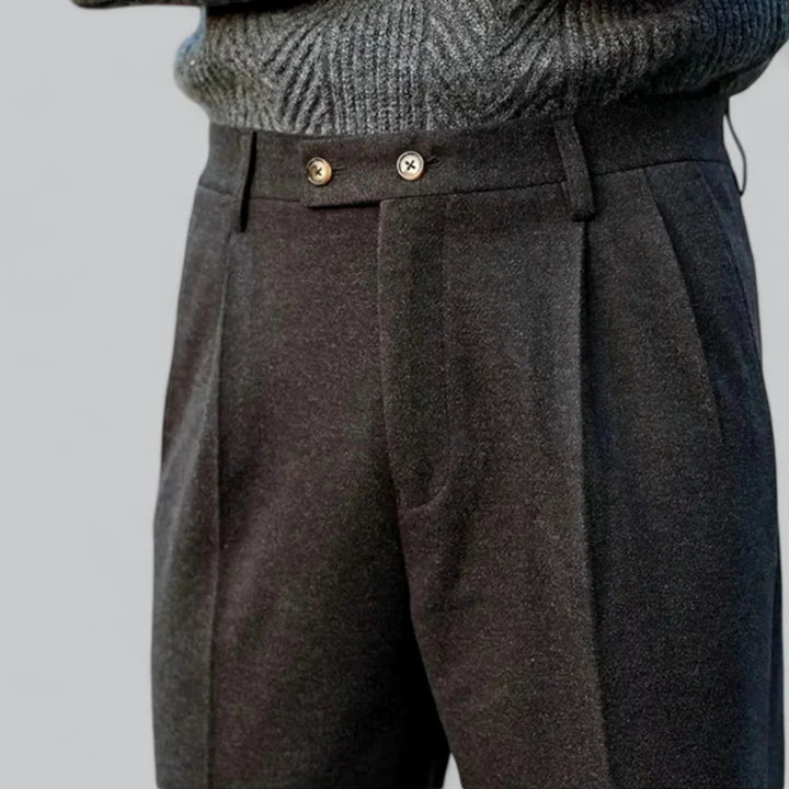 Herrenhose Slim Fit | Hohe Taille