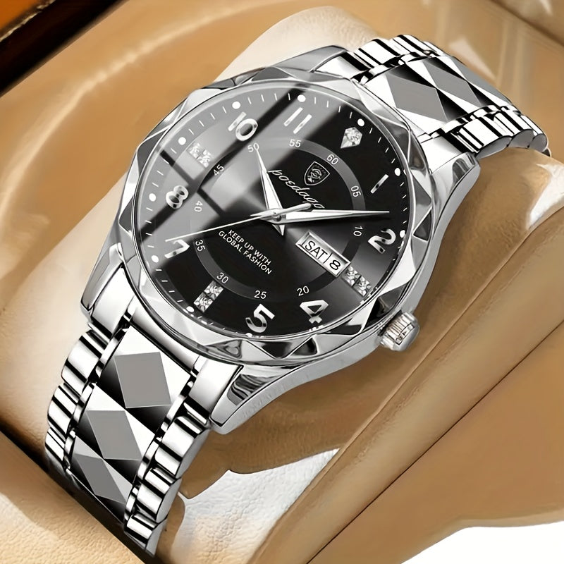 Multifunctional and Waterproof Sports Watch for Men - Titanium