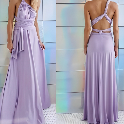 Elegantes Hochzeitskleid mit Rückenausschnitt für Damen | Maxi