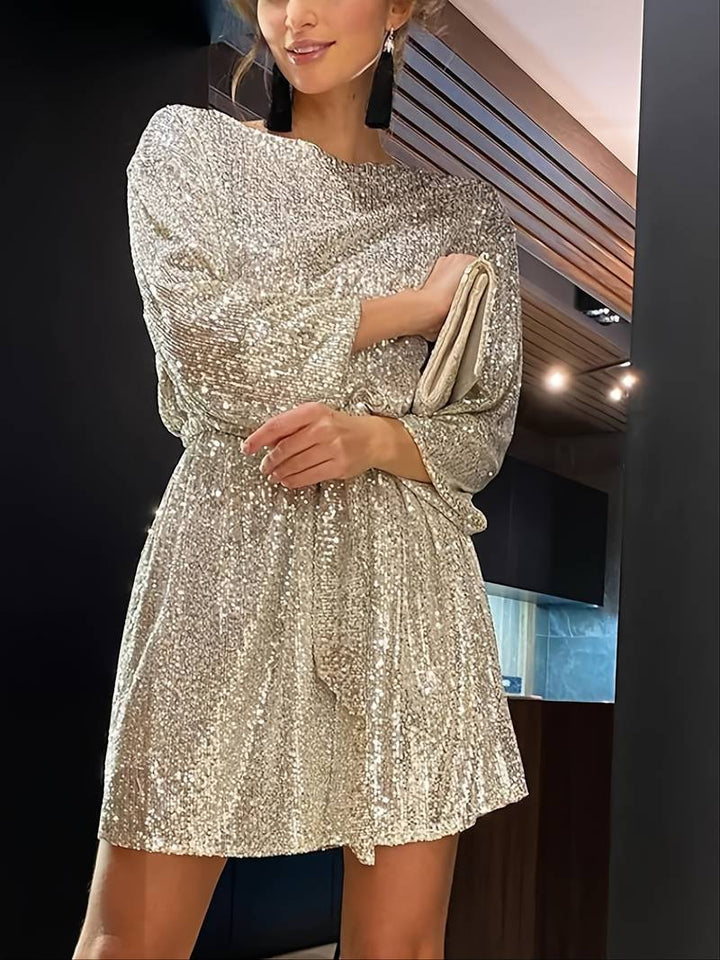 Babette - Mini-robe de cocktail à sequins pour Femme