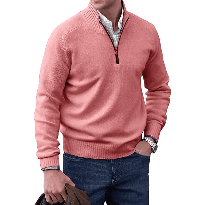 Gaston – Maglione con zip elegante, ideale per un look chic