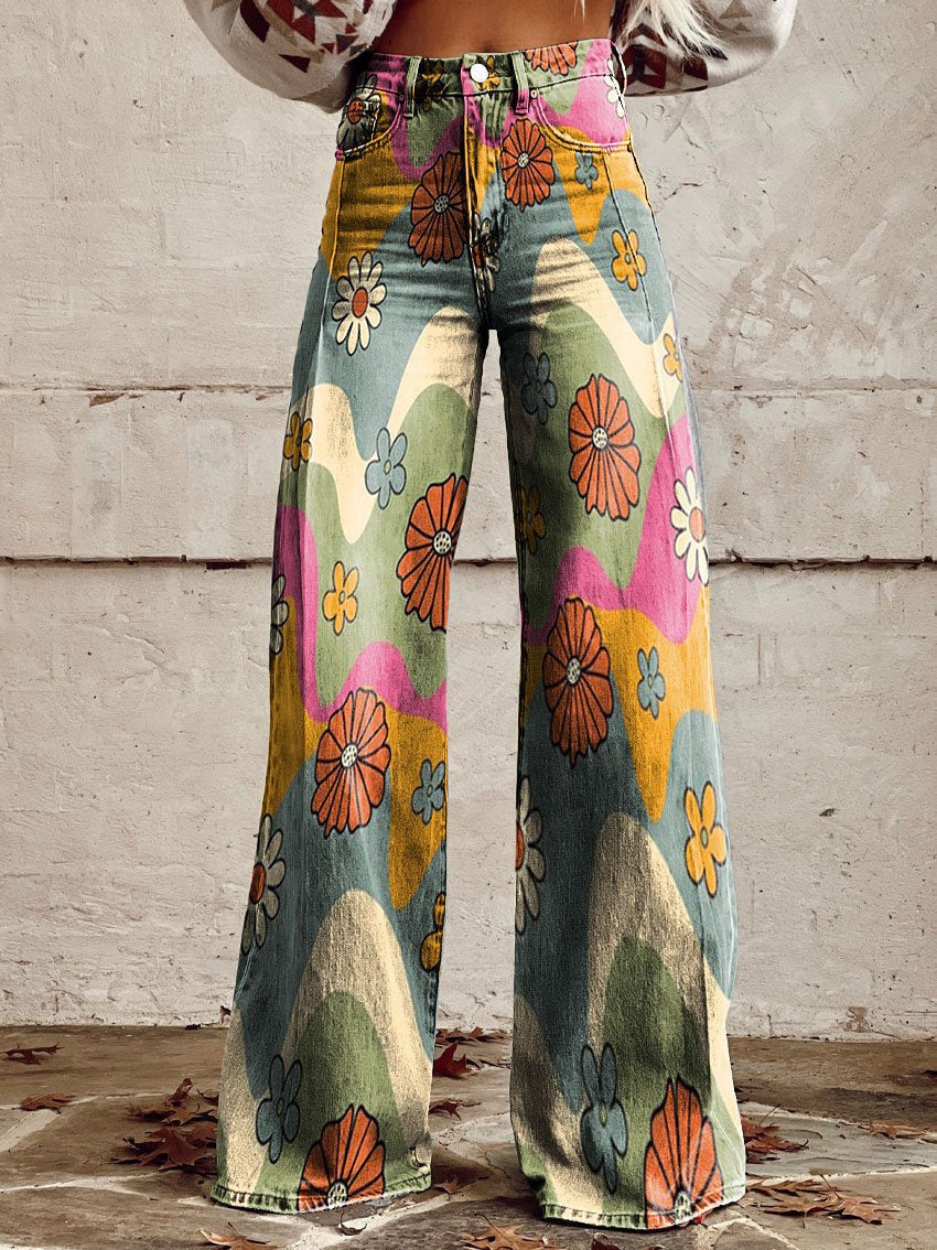Ritano | Pantaloni Larghi Colorati da Donna