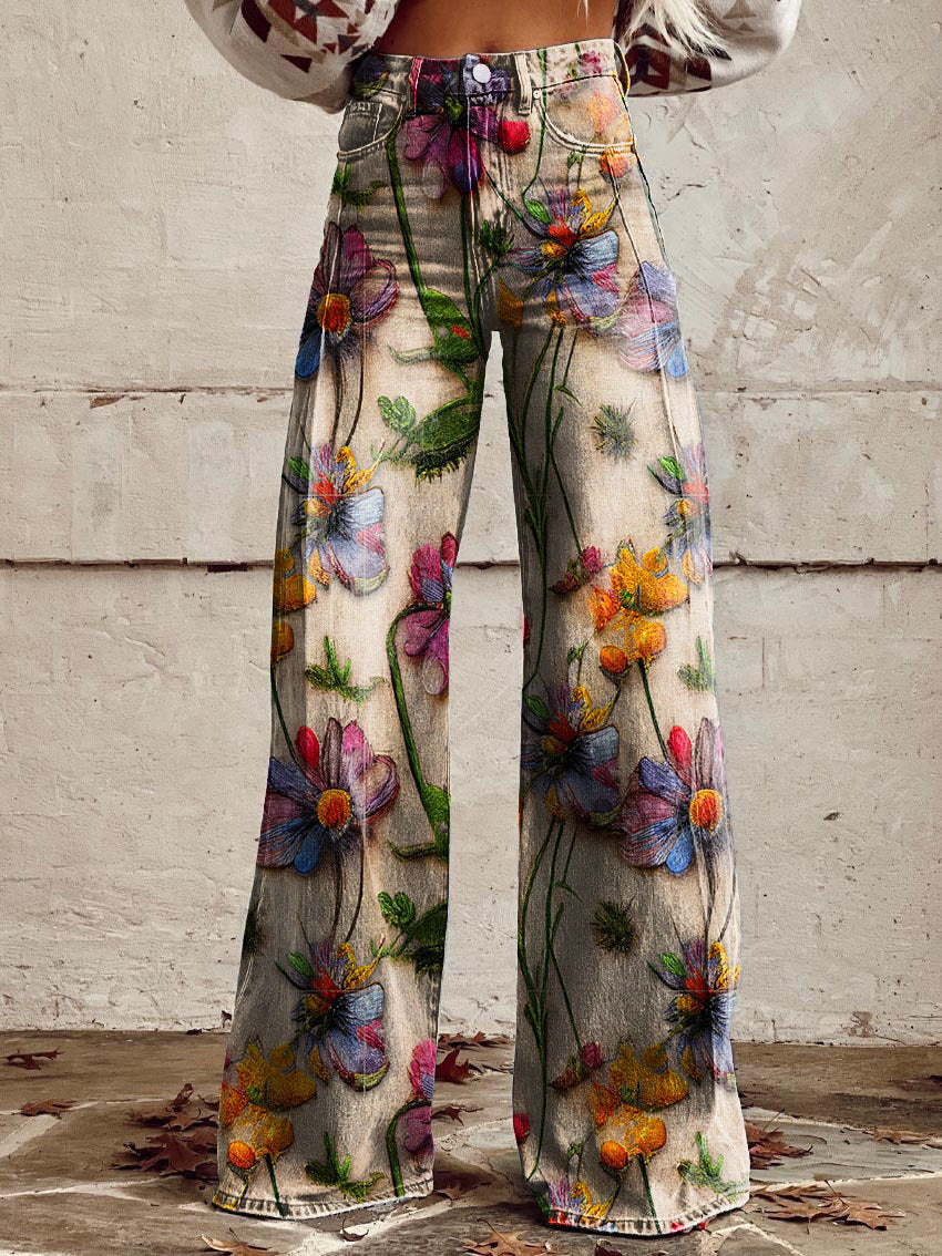 Ritano | Pantaloni Larghi Colorati da Donna
