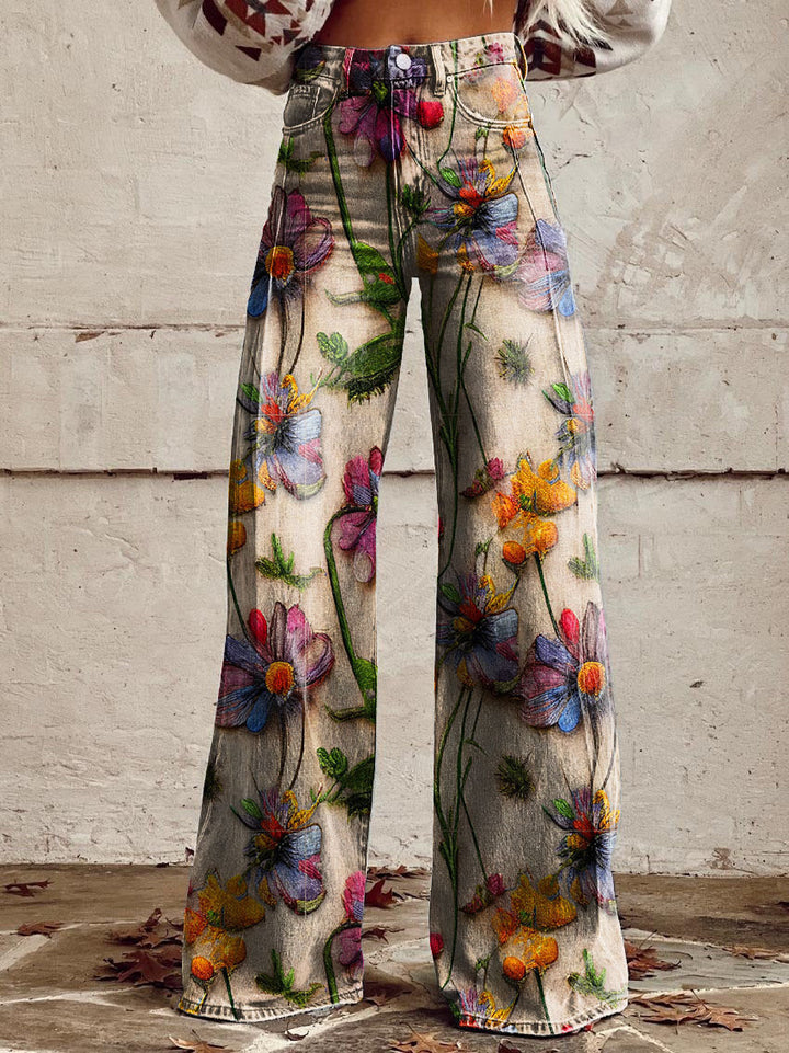 Ritano | Pantaloni Larghi Colorati da Donna