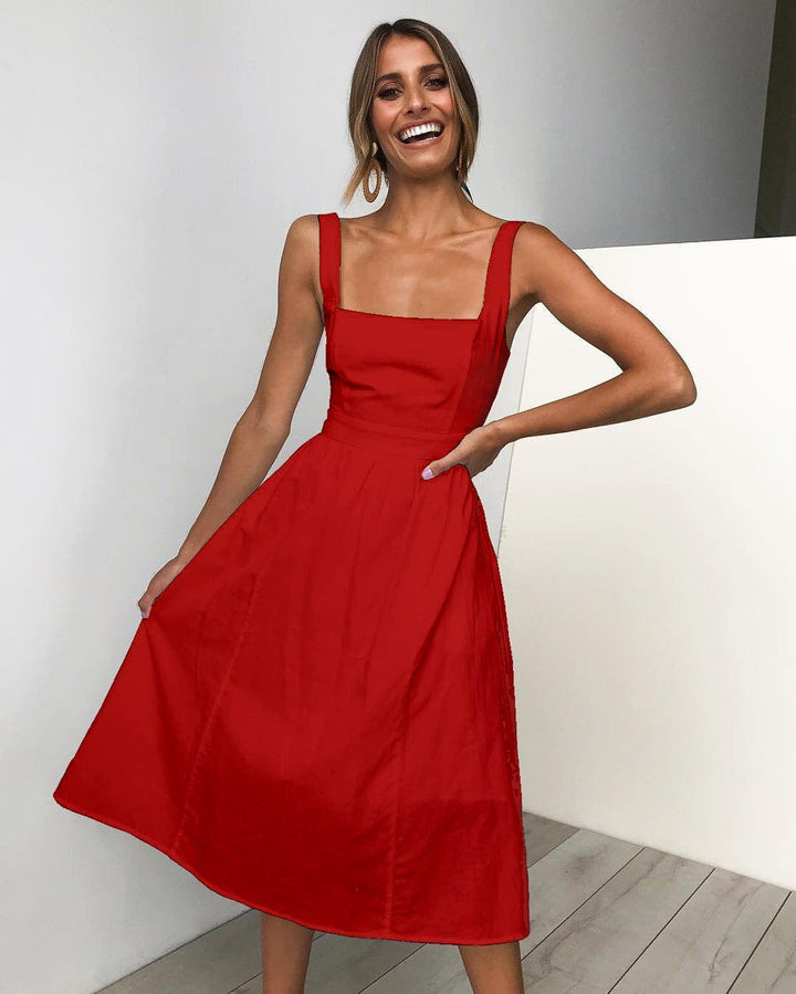 Ashley | Abito da sera di colore uniforme