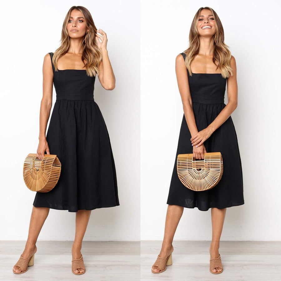 Ashley | Abito da sera di colore uniforme