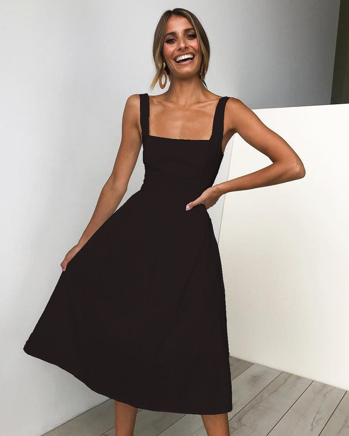 Ashley | Abito da sera di colore uniforme
