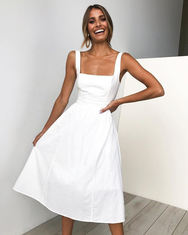 Ashley | Abito da sera di colore uniforme