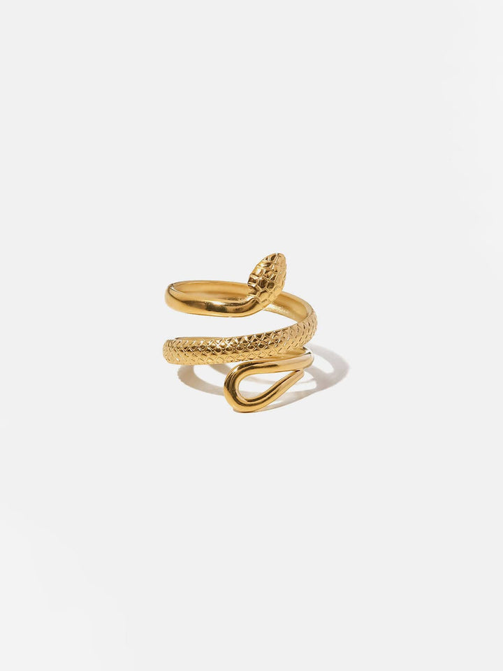 Bague en forme de serpent, réglable.