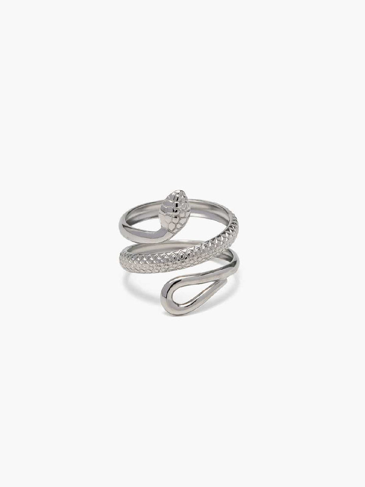 Bague en forme de serpent, réglable.