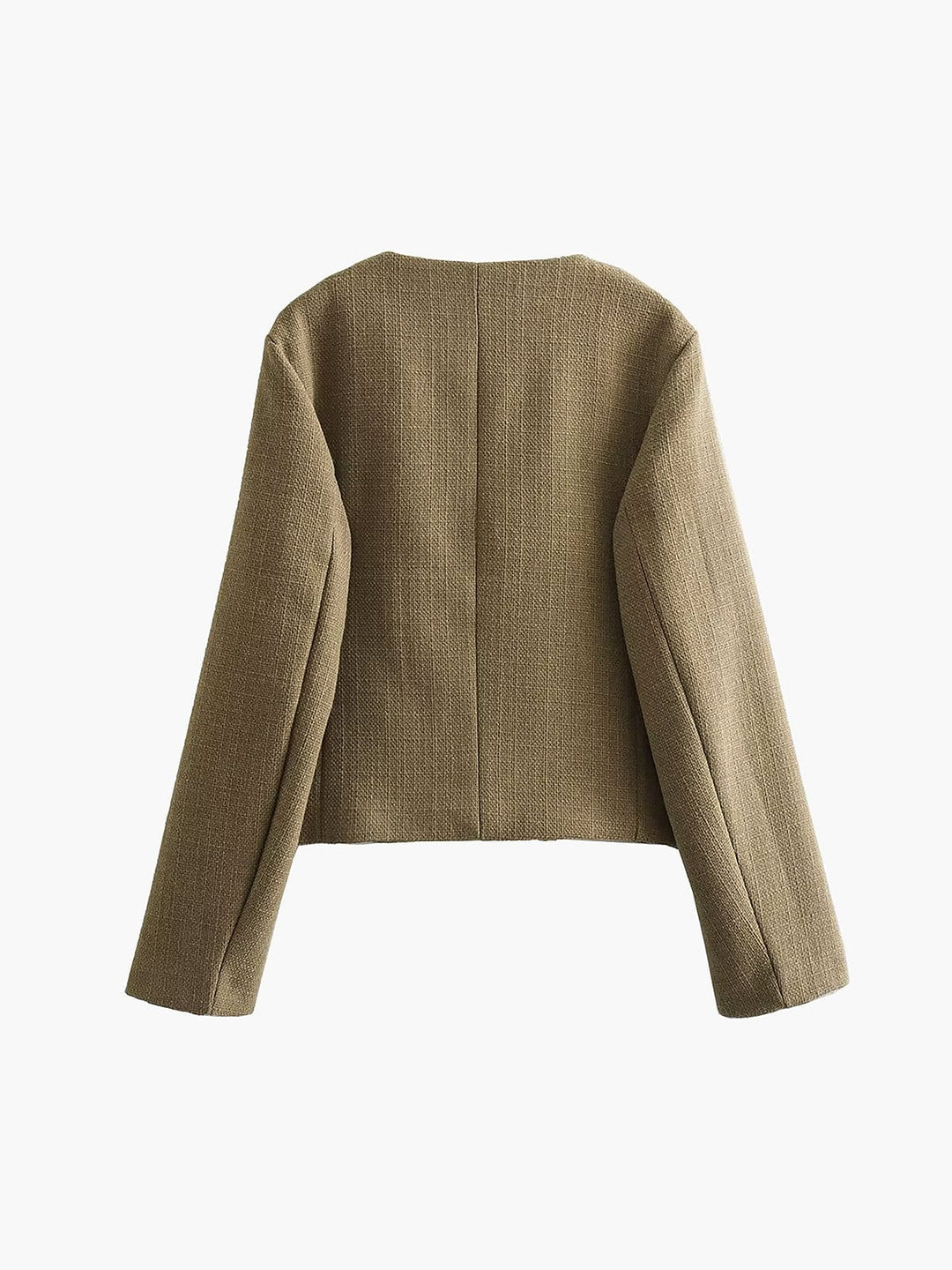 Blazer en tweed à boutons