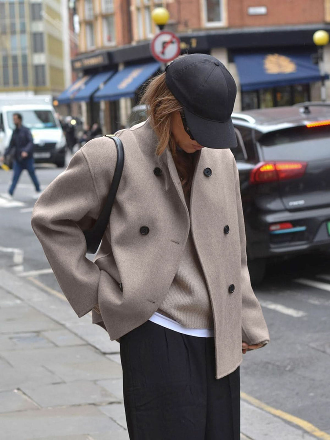 Veste tendance, oversize et chaude pour femme