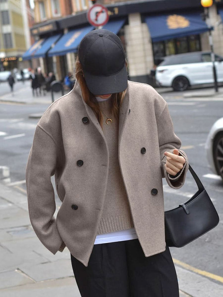 Veste tendance, oversize et chaude pour femme