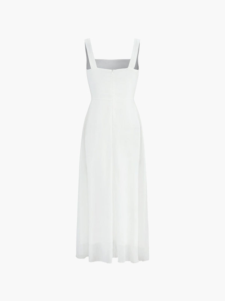 Robe Cami Maxi Élégante - Encolure Carrée