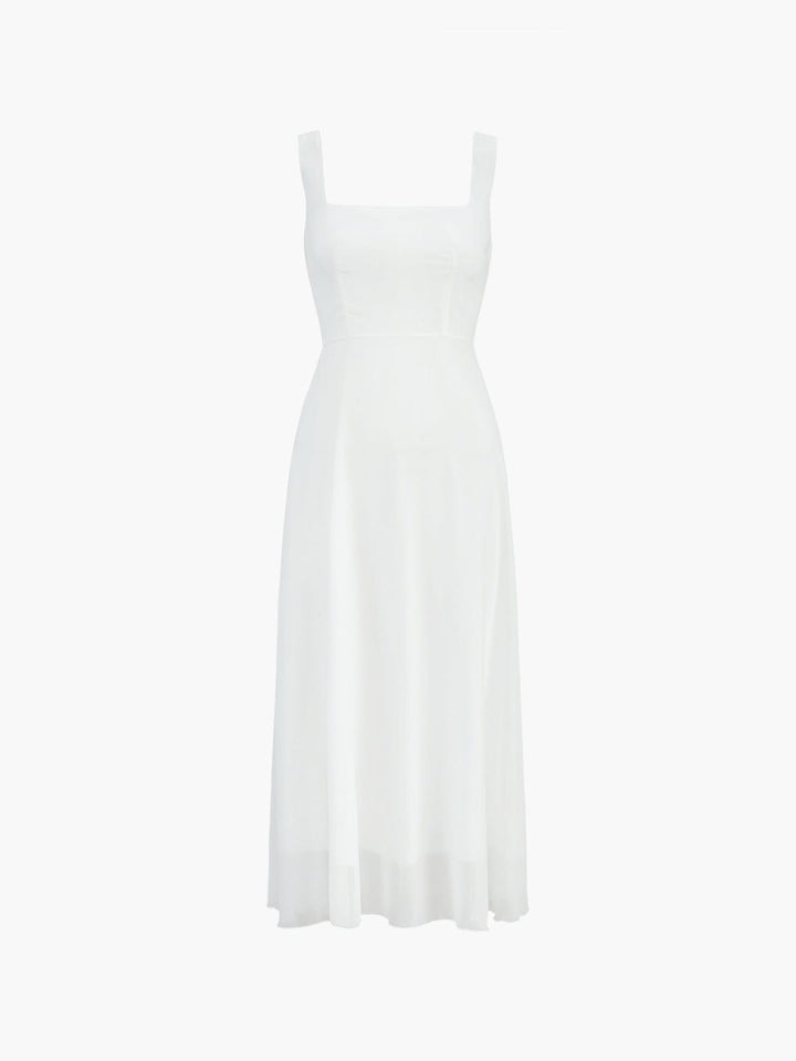 Robe Cami Maxi Élégante - Encolure Carrée