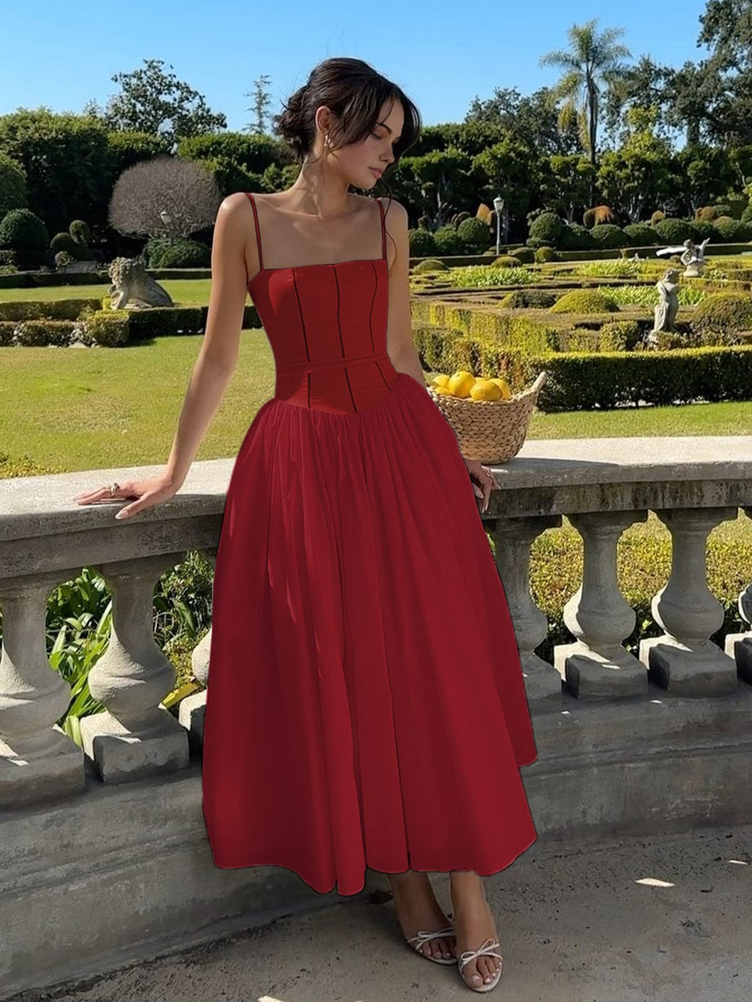Robe longue fluide