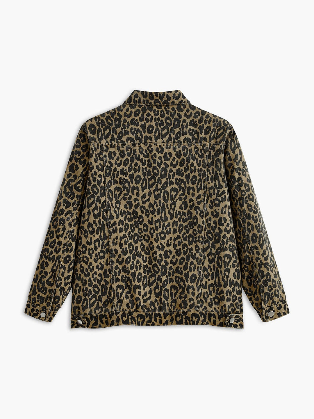 Blazer Imprimé Léopard à Boutons – Élégance et Confort au Quotidien