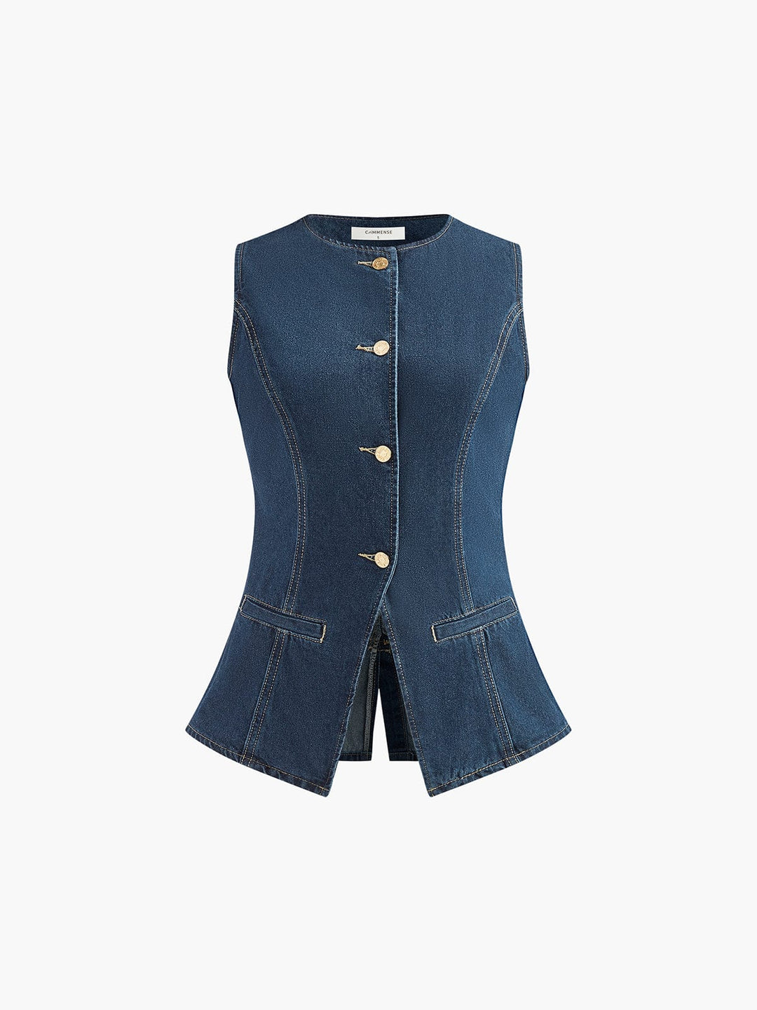 Ensemble Haut et Short en Denim – Élégance Décontractée