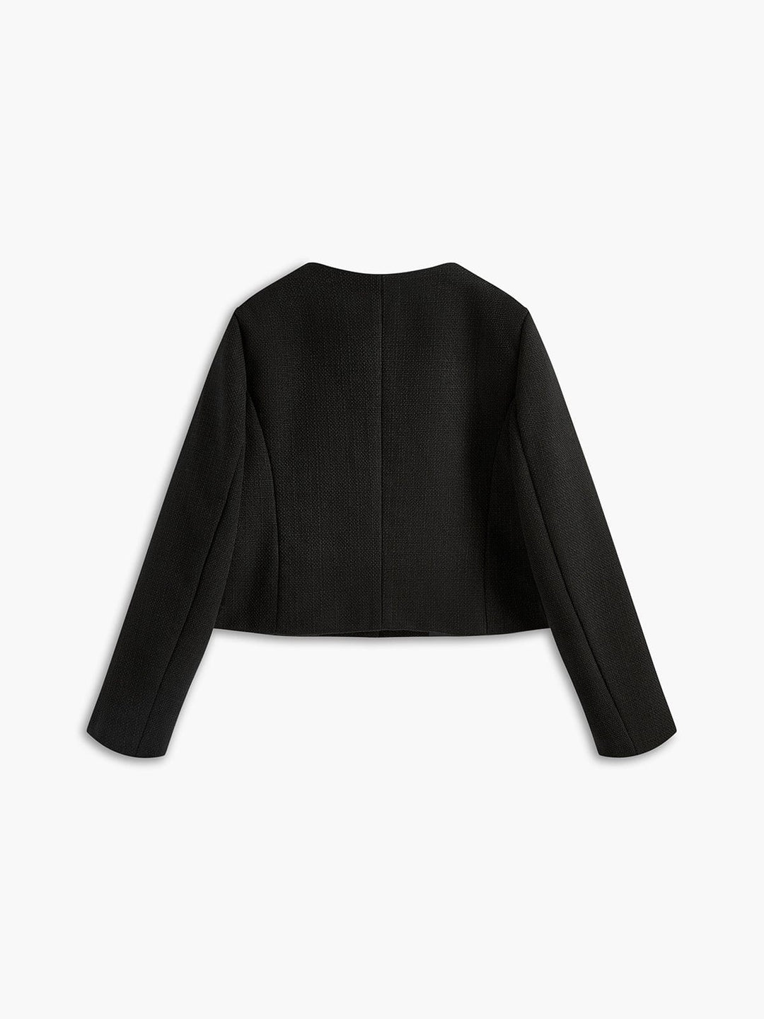 Blazer en Tweed Élégant à Boutons Dorés – Style Raffiné pour le Travail