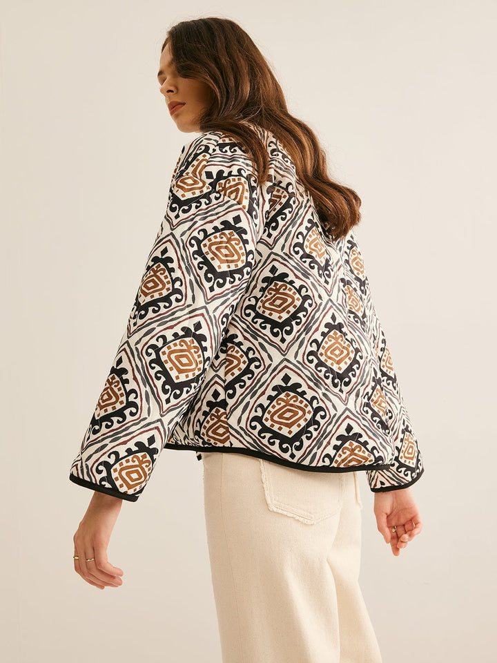 Veste à imprimé Bohème