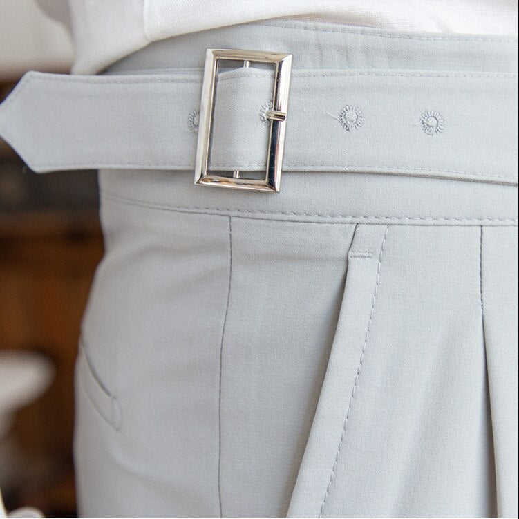 Epikouros | Pantaloni alla moda con fibbia per uomo