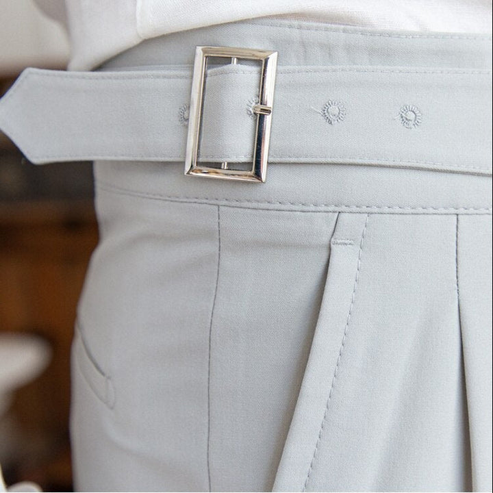 Epikouros | Pantaloni alla moda con fibbia per uomo