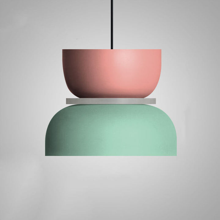 Suspension LED 1 lumière Nordic Colorful Macaron