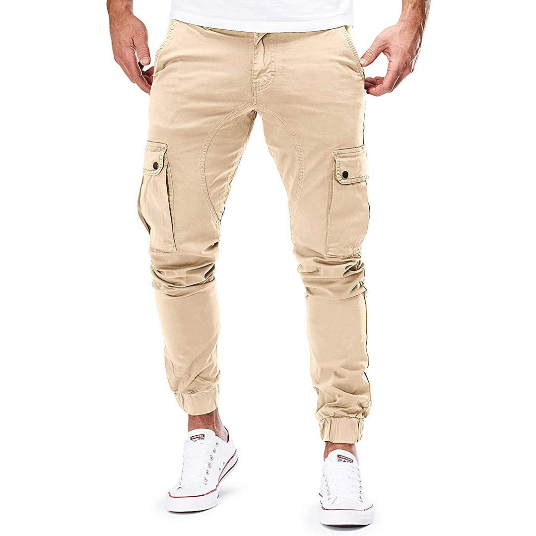 Pantalon Cargo Jogger Homme – Style Militaire Décontracté avec Poches Latérales