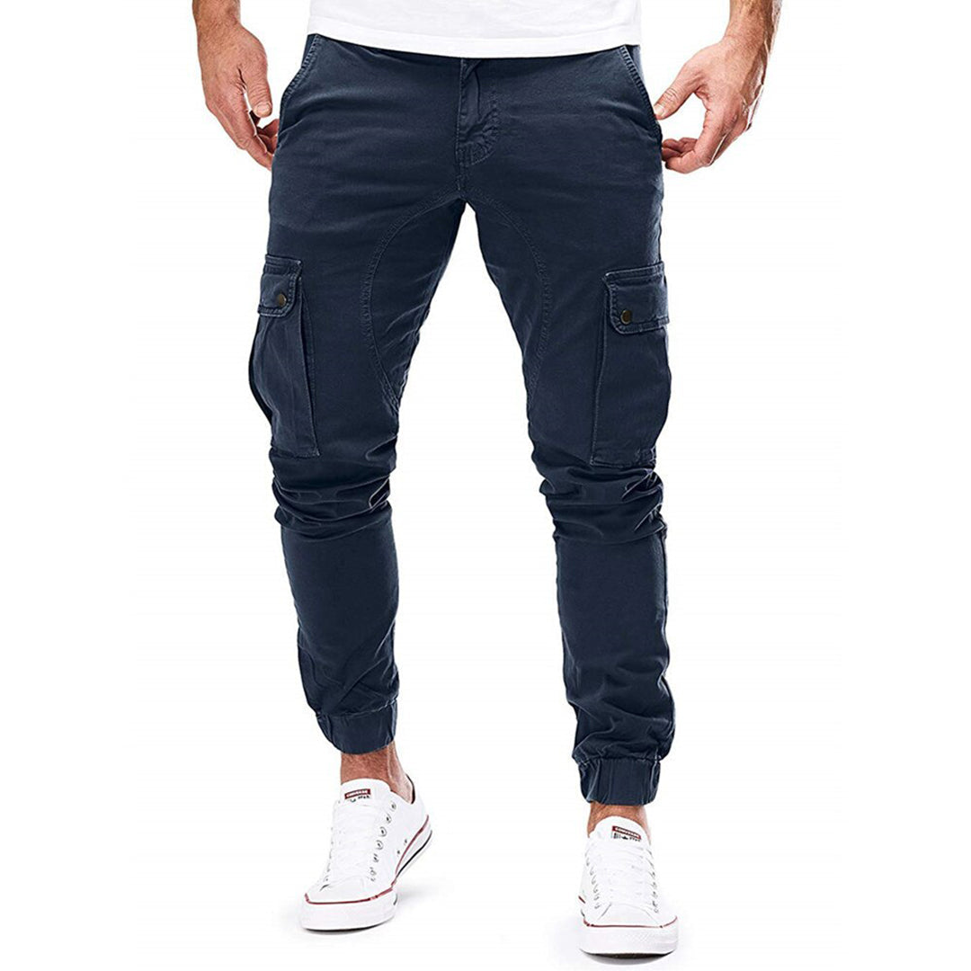 Pantalon Cargo Jogger Homme – Style Militaire Décontracté avec Poches Latérales