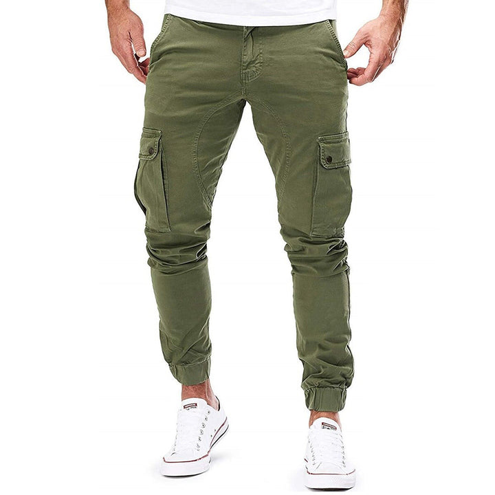 Pantalon Cargo Jogger Homme – Style Militaire Décontracté avec Poches Latérales