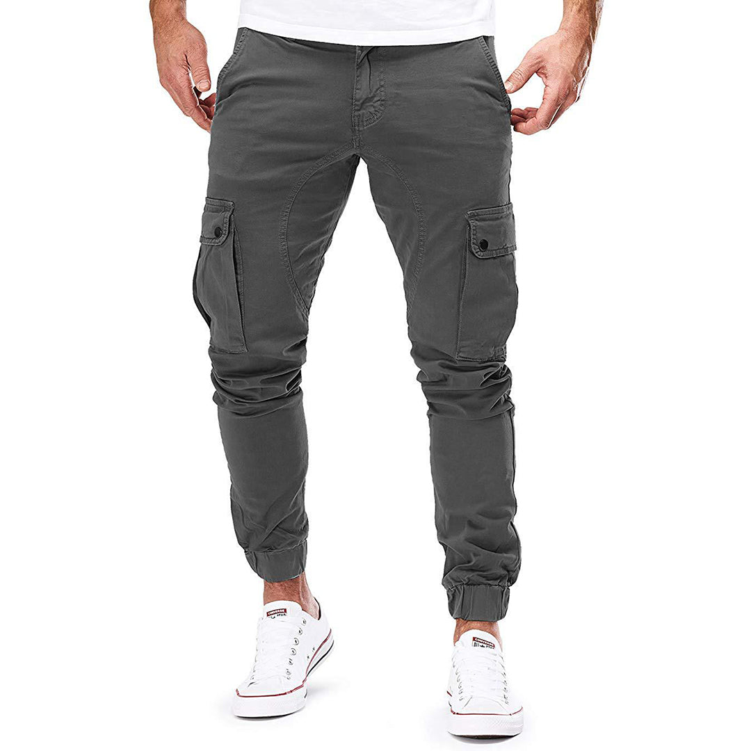 Pantalon Cargo Jogger Homme – Style Militaire Décontracté avec Poches Latérales