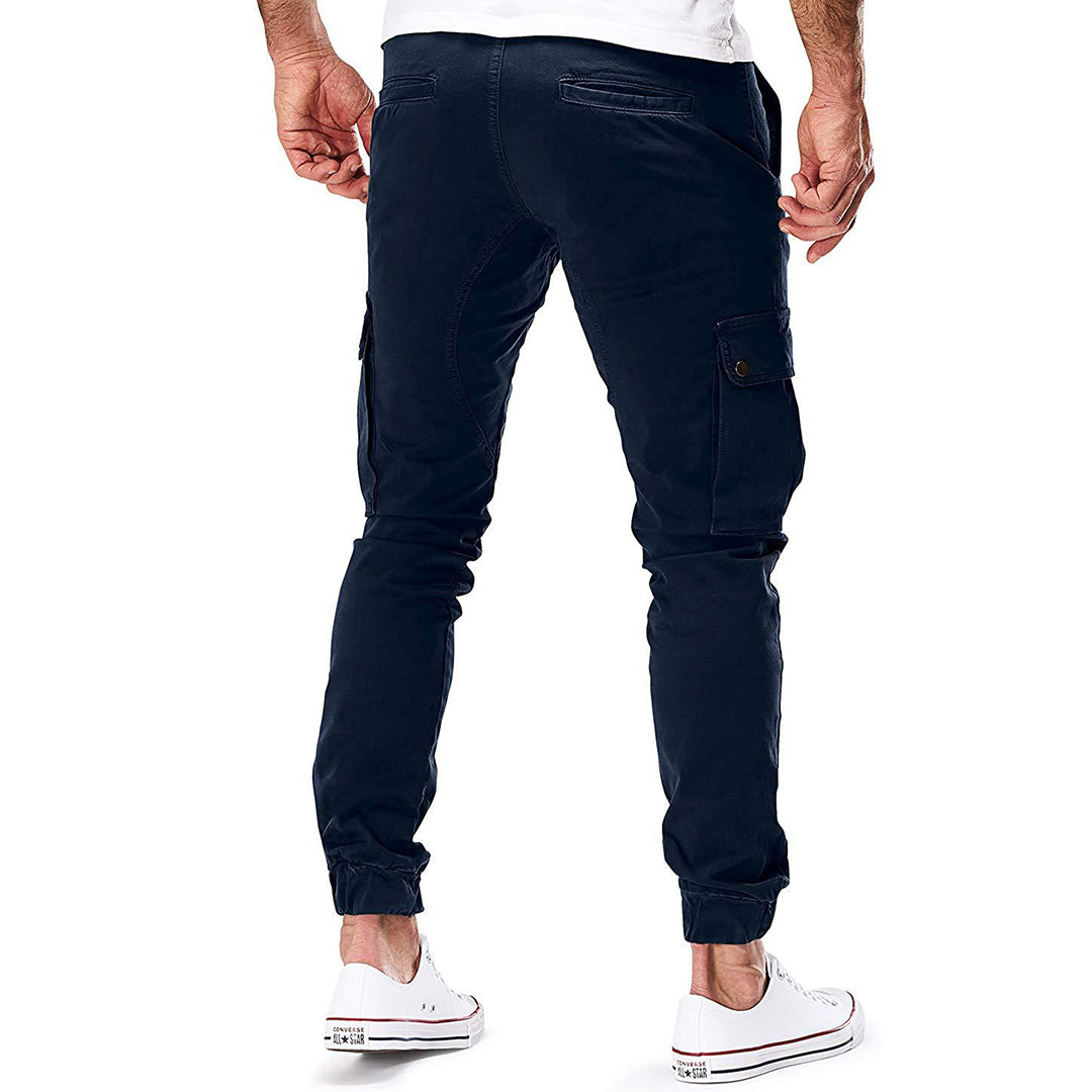 Pantalon Cargo Jogger Homme – Style Militaire Décontracté avec Poches Latérales