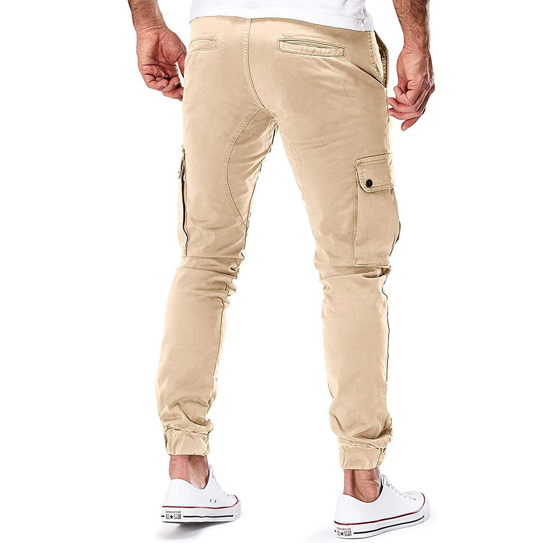 Pantalon Cargo Jogger Homme – Style Militaire Décontracté avec Poches Latérales