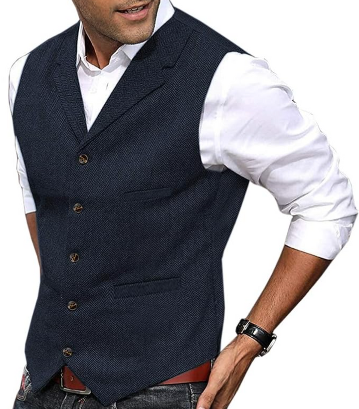 Gilet traditionnel élégant pour hommes - Jericho