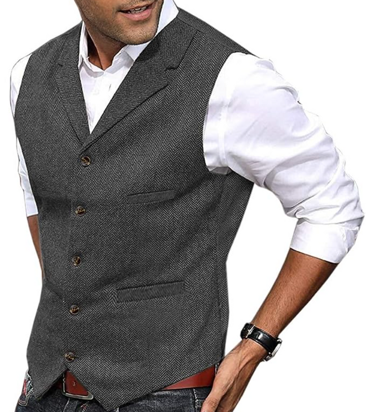 Gilet traditionnel élégant pour hommes - Jericho