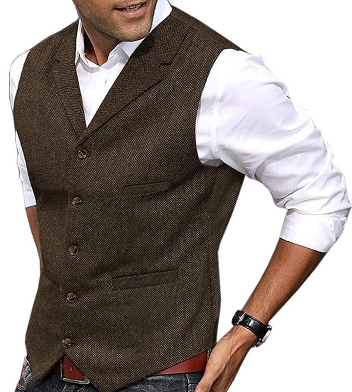 Gilet traditionnel élégant pour hommes - Jericho