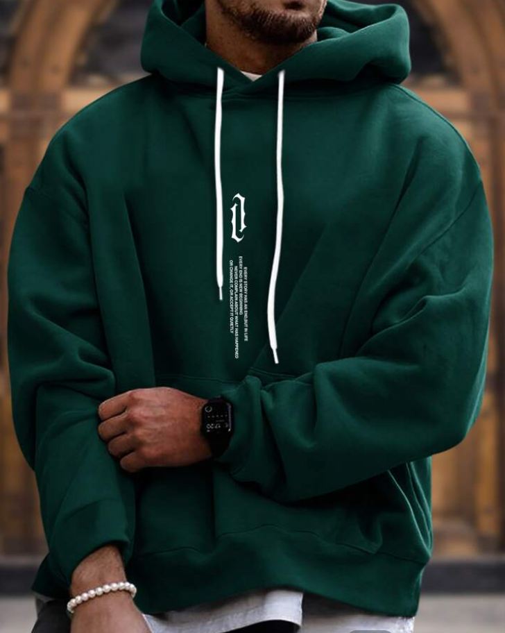 Georg | Bedruckter Kapuzenpullover für Herren