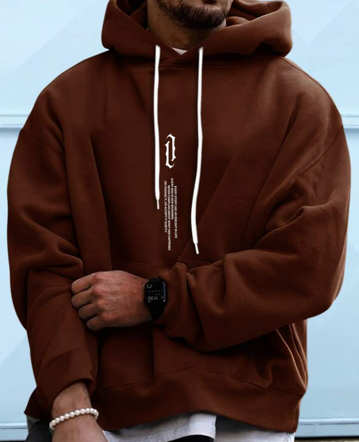 Georg | Bedruckter Kapuzenpullover für Herren