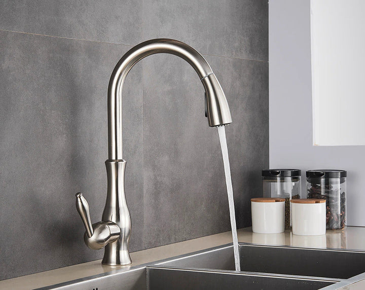 Anton - Retractable kitchen faucet