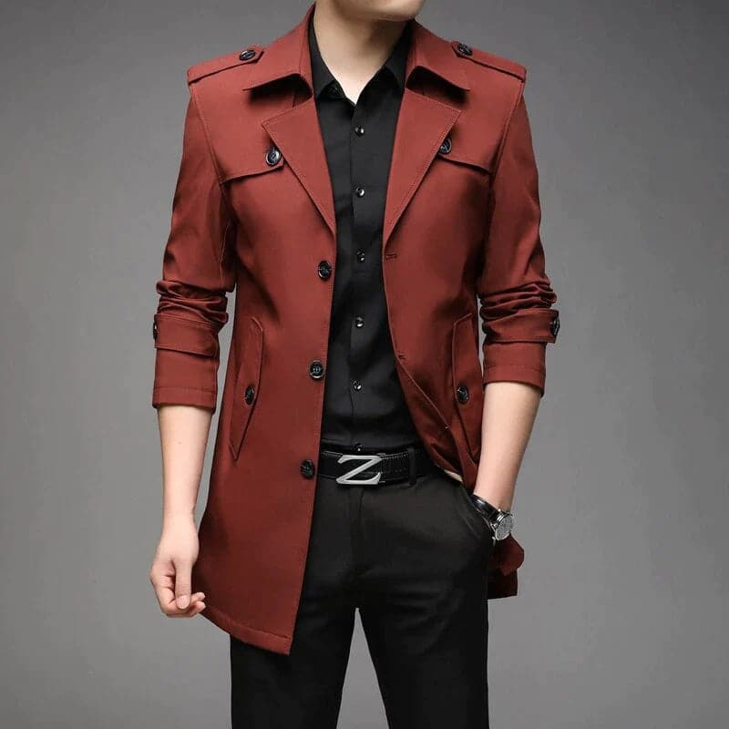 Kylian - Trench-coat chaud de haute qualité pour hommes